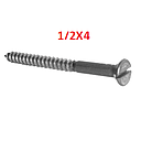 TOMA-1/2X4      TORNILLO MADERA
