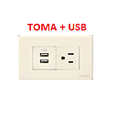 TOMACO + USB MARFIL AQUA MAVIJU