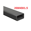 TUB RECT GALVANIZADO 20X40X1.5MM@