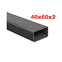 TUB RECT 40X60X2MM  -  (TR40X60X2)