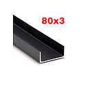PERFIL CANAL U 80X40X3MM(6MTS)