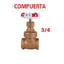 LLAVE COMPUERTA RW 3/4"