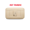 INTERRUPTOR TIMBRE  VETO PLATA BEIGE