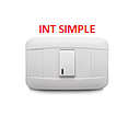 INTERRUPTOR VETO PLATA BLANCO / 1 SERVICIO