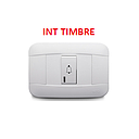 INTERRUPTOR TIMBRE  VETO PLATA BLANCO