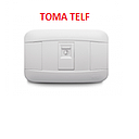 TOMA TELEFONO  VETO PLATA BLANCO / 1 SERVICIO