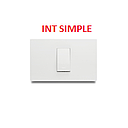 INTERRUPTOR VETO PREMIUN BLANCO / 1 SERVICIO