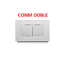 CONMUTADOR VETO PREMIUN BLANCO / 2 SERVICIO