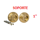 SOPORTE ABIERTO PARA CORTINA 1" DE PARED (UN PAR)