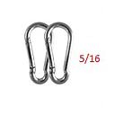 MOSQUETON C/SNAP ACERO 5/16