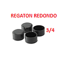 [0000000108] REGATON REDONDO EXT 3/4" (JGO.  4 UNIDADES)