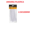 [AMA-050] AMARRAS PLASTICA 100MM(10CM) INGCO / 100 UND (HCT1001)