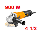 [AMOLADORA-001] AMOLADORA ANGULAR 4 1/2 900 W INGCO (UAG90028) 1 AÑO DE GARANTIA FAB