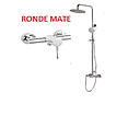 [BELEAU-300] DUCHA MONOM. ESQUELETO CON REGADERA RONDE MATE (BD01002M) (2 años garantía fab)