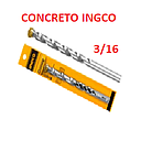 [BROCA-106] BROCA CONCRETO INGCO 5MM ( 3/16 )  (DBM11103161)
