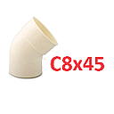 [C200X45P] CODO PLASTIGAMA 200 X 45