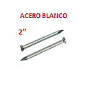 [ACEROBLANCO-120] CLAVOS ACERO BLANCO  2"  -  (# 7 X 50 M/M)