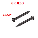 [ACERONEGRO-320] CLAVOS ACERO NEGRO GRUESO 11/2" X 2.5 MM