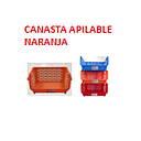 [CANAS-150] CANASTA APILABLE WILSON NARANJA (1 UND)