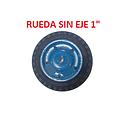 [CARR-010] RUEDA CARRETILLA S/EJE 1" AZUL T/SIDEC  13"-RUEDA