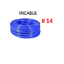 [CF-204] CABLE FLEXIBLE # 14 INCABLE ECON. AZUL - 100 MTS