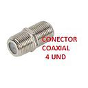 [COAXIAL-050] CONECTOR COAXIAL RG6 KIT 4 UND VOLTECK