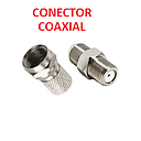 [COAXIAL-100] CONECTOR Y UNION COAXIAL KIT (2 PIEZAS)