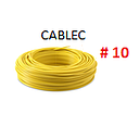 [CS-053] CABLE SOLIDO # 10 CABLEC AMARILLO
