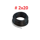 [CT-001] CABLE TELEF/EXTER 2 X 20 NEGRO