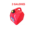 [ENVA-070] ENVASE ROJO PARA COMBUSTIBLE/GASOLINA 2 GL (8 LITROS) (476587)