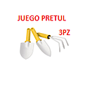 [HJ-001] JGO. 3PZ HERRAMIENTAS P/JARDIN PRETUL