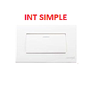 [INTE-504] INTERRUPTOR SIMPLE 125/250V BLANCO AQUA MAVIJU