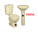 [KIT-195] KIT BONE INODORO/ PUSH BOTON + LAVABO/ PEDESTAL EDESA