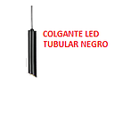 [LAMP-501] LAMPARA COLGANTE LED TUBULAR NEGRO (IL010701)