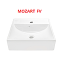 [LAV-075] LAVABO BLANCO MOZART PARA MESON FV (E324)