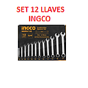 [LLMI-900] SET LLAVES MIXTAS 12 PCS INDUSTRIAL INGCO (HKSPA1142)