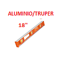 [NIVEL-305] NIVEL DE ALUMINIO 18"/45CM TRUPER