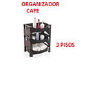 [ORGA-200] ORGANIZADOR RATAN 3 PISOS CAFE