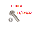 [PEES-022] PEES-11/2X5/32  PERNOS ESTUFA