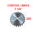 [SIERR-012] DISCO SIERRA CIRCULAR 7 1/4" X 24D  PROTOOLS