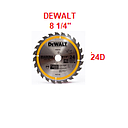 [SIERR-031] DISCO SIERRA CIRCULAR 81/4  X  24T  EJE 5/8 DEWALT