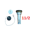 [SIFON-065] DESAGUE 11/2  PARA FREGADERO TAPON Y CADENA CROMO FV (E246.05 DHCR)
