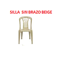 [SILLA-052] SILLA PICA PERUGIA SIN BRAZO BEIGE