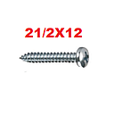 [TOAU-046] TOAU-21/2X12     TORNILLO AUTOROSCABLE