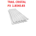 [TRASLU-060] TRASLUCIDO P3 CRISTAL 1.83 X 0.83 MTRS POLICARBONATO