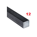 [VC12] VARILLA CUADRADA 12MM / 1/2   X 6MTS