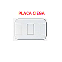 [VP-060] PLACA CIEGA  VETO PLATA BLANCO7861145835482