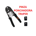 [PONCHADORA-050] PONCHADORA DE CABLE 20CM TRUPER / 4 MODULOS