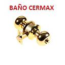 [CERRADURA-670] CERRAD. BAÑO DORADA CERMAX