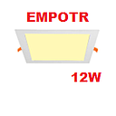 [PANEL-350] PANEL EMPOTR CUADRADO LUZ CALIDA 12W MAVIJU (IL040414)